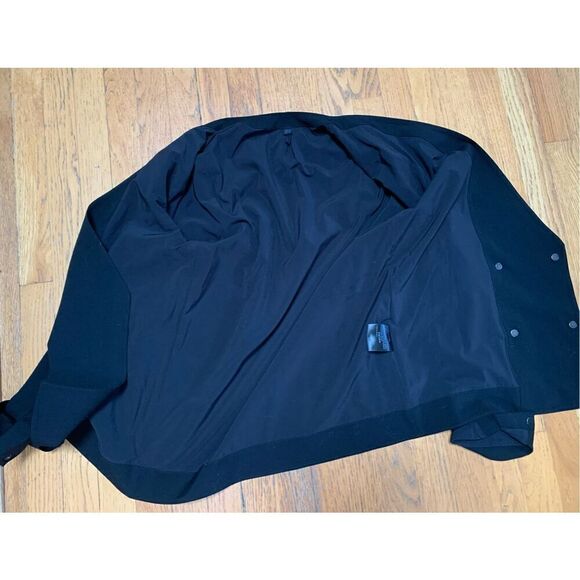 LULULEMON LAB SAMAT BLACK OVERSIZE LINED BLAZER JACKER sz 4 SOLD OUT $228 - Picture 7 of 8